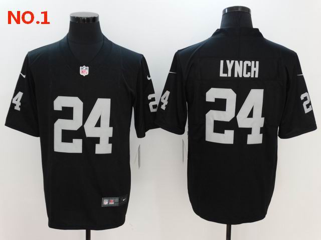 Men's Las Vegas Raiders #24 Marshawn Lynch Jerseys-40